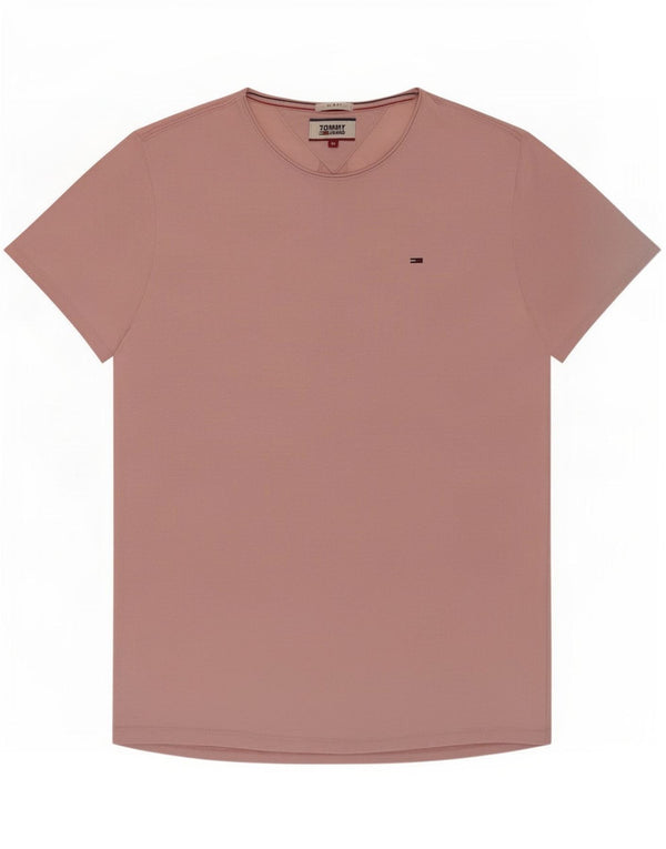 Tommy Hilfiger Herre Slim Fit T-Shirt Top Medium Pink