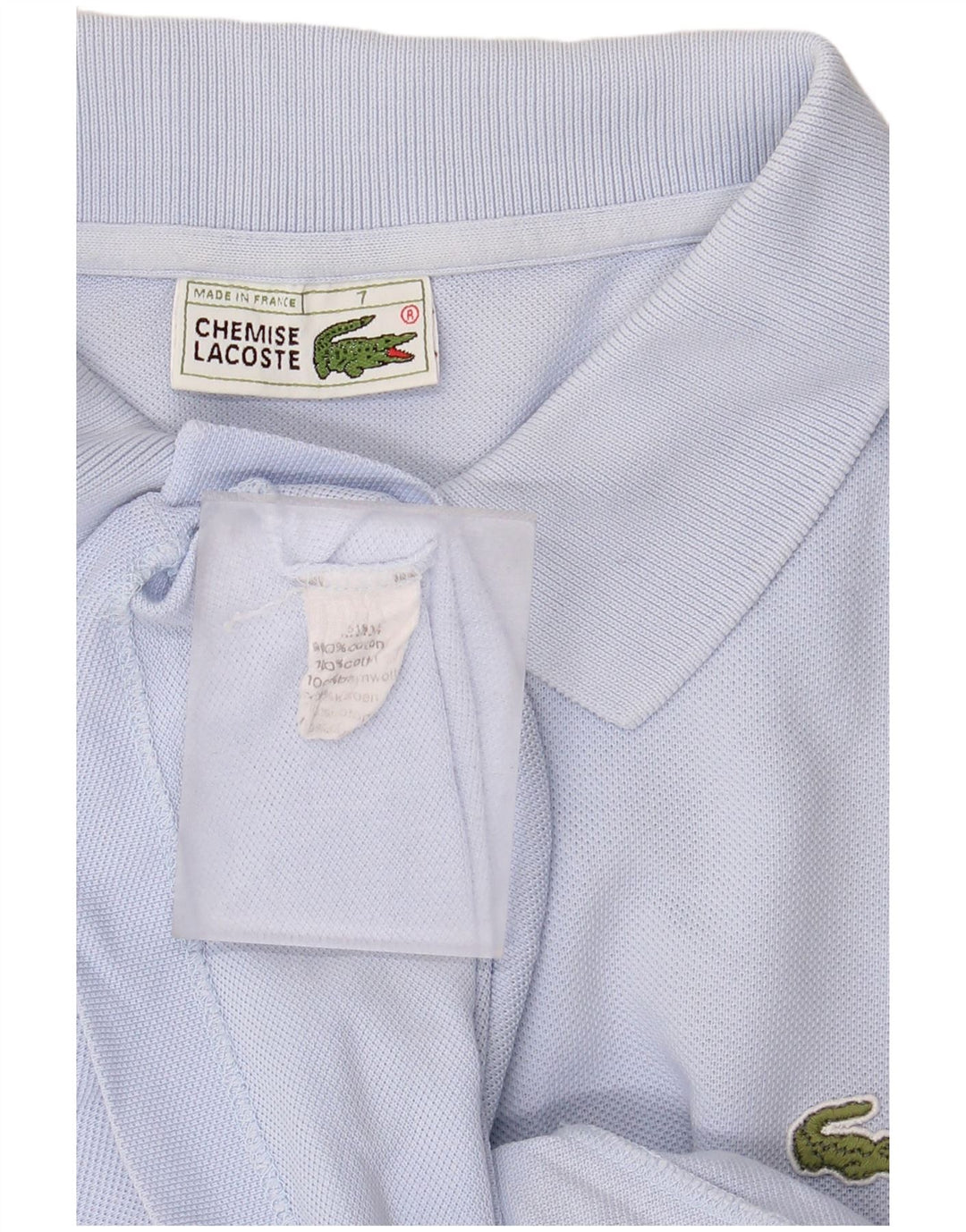 Lacoste Herre Polo Shirt Str. 7 2XL Blå Bomuld