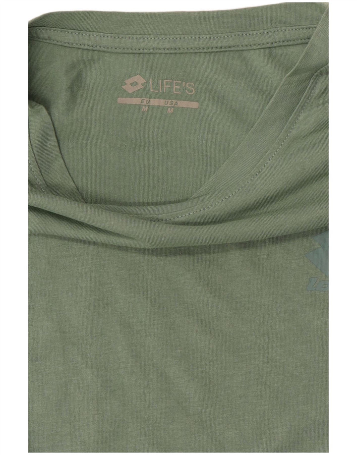 Lotto Herre T-Shirt Top Medium Grøn