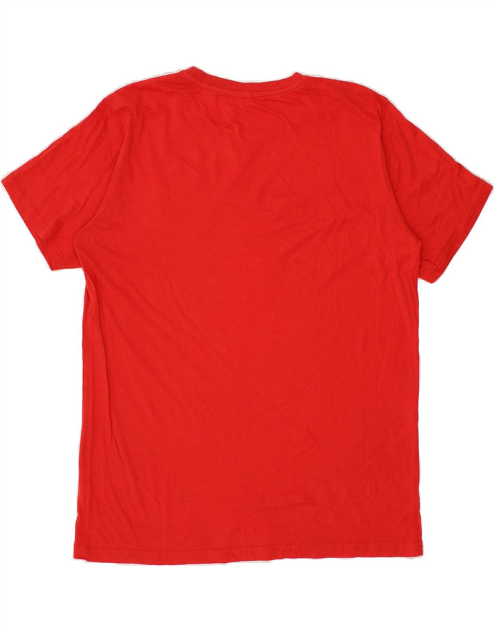 CARRERA Mens Graphic T-Shirt Top Large Red Vintage Carrera and Second-Hand Carrera from Messina Hembry 