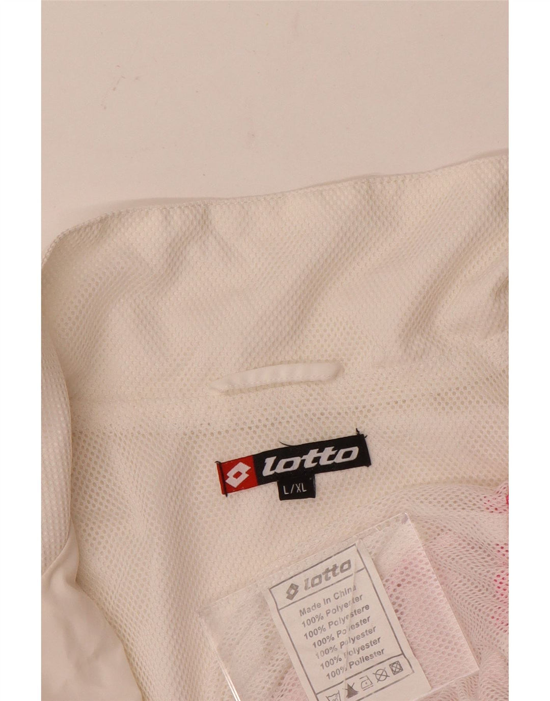 Lotto Dame træningsdragt Top Jacket UK 16 Large White Colourblock Polyester