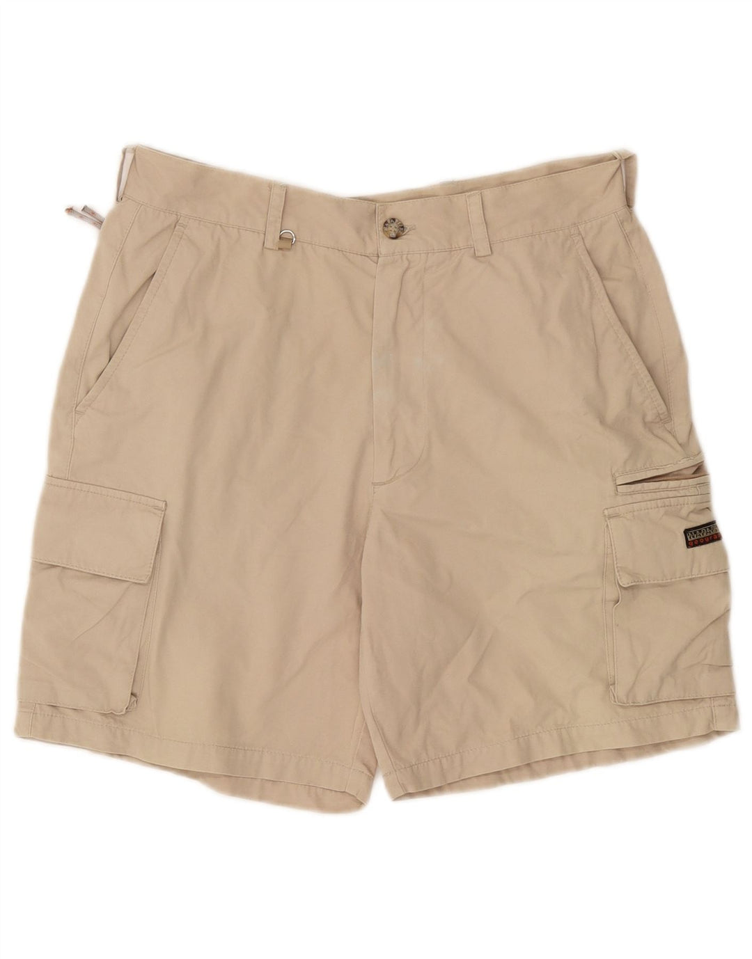 Napapijri Herre Cargo Shorts IT 48 Medium W30 Beige Bomuld