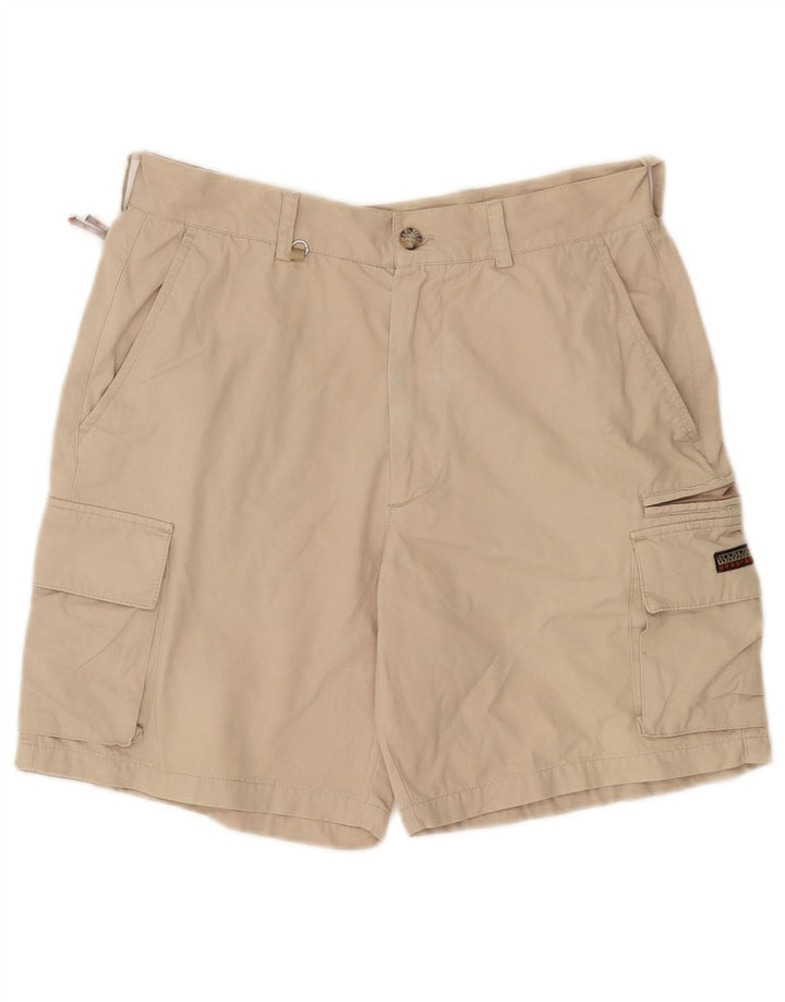 Napapijri Herre Cargo Shorts IT 48 Medium W30 Beige Bomuld