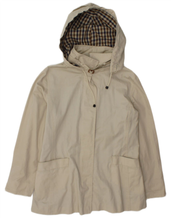 Vintage hættejakke til kvinder IT 42 Medium Beige