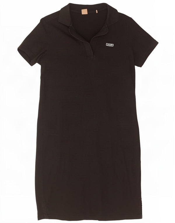 Hugo Boss Dame Polo Dress UK 14 Medium Black