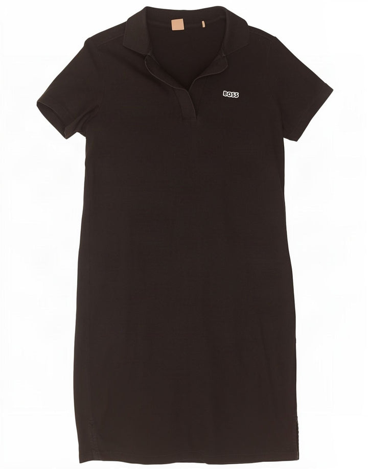 Hugo Boss Dame Polo Dress UK 14 Medium Black