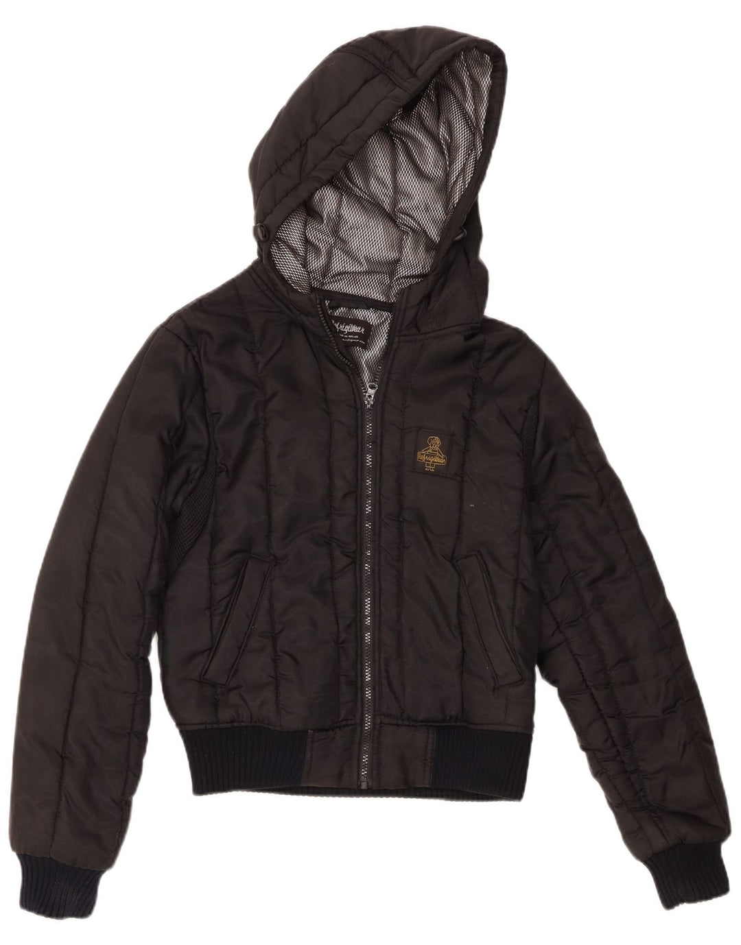 Refrigiwear Dame hættejakke UK 14 Medium Sort Polyester