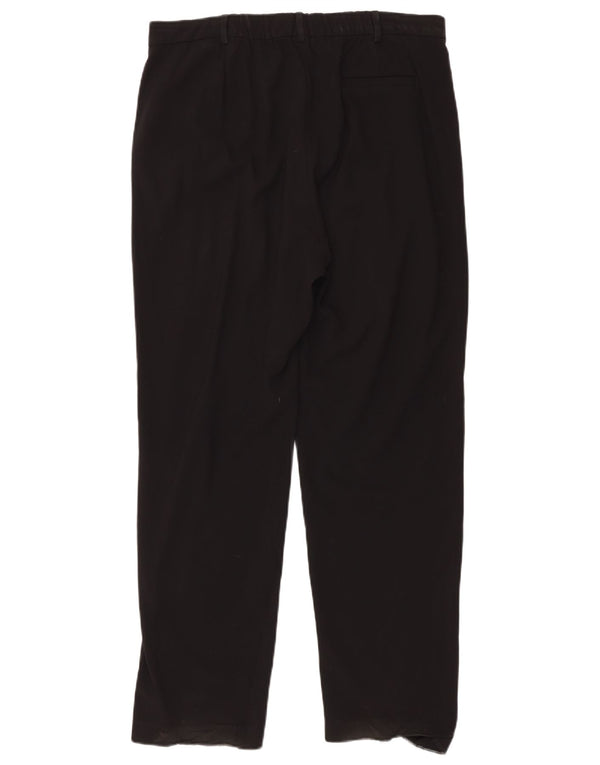 Marks & Spencer Lige Chinobukser til kvinder UK 16 Large W34 L30 Sort