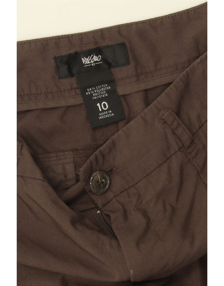 MOSSIMO Womens Pegged Chino Shorts US 10 Large W32  Brown Cotton Vintage Mossimo and Second-Hand Mossimo from Messina Hembry 