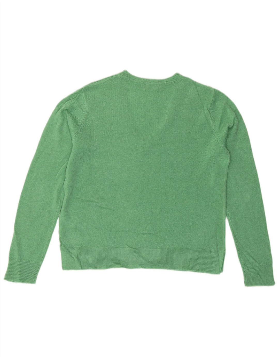 Marks & Spencer Dame V-hals sweater UK 14 Large Green