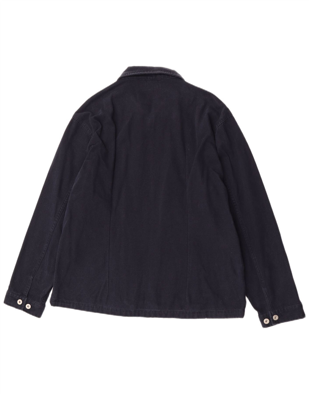 Sasch Herre Bomber Jacket UK 42 XL Navy Blue Bomuld