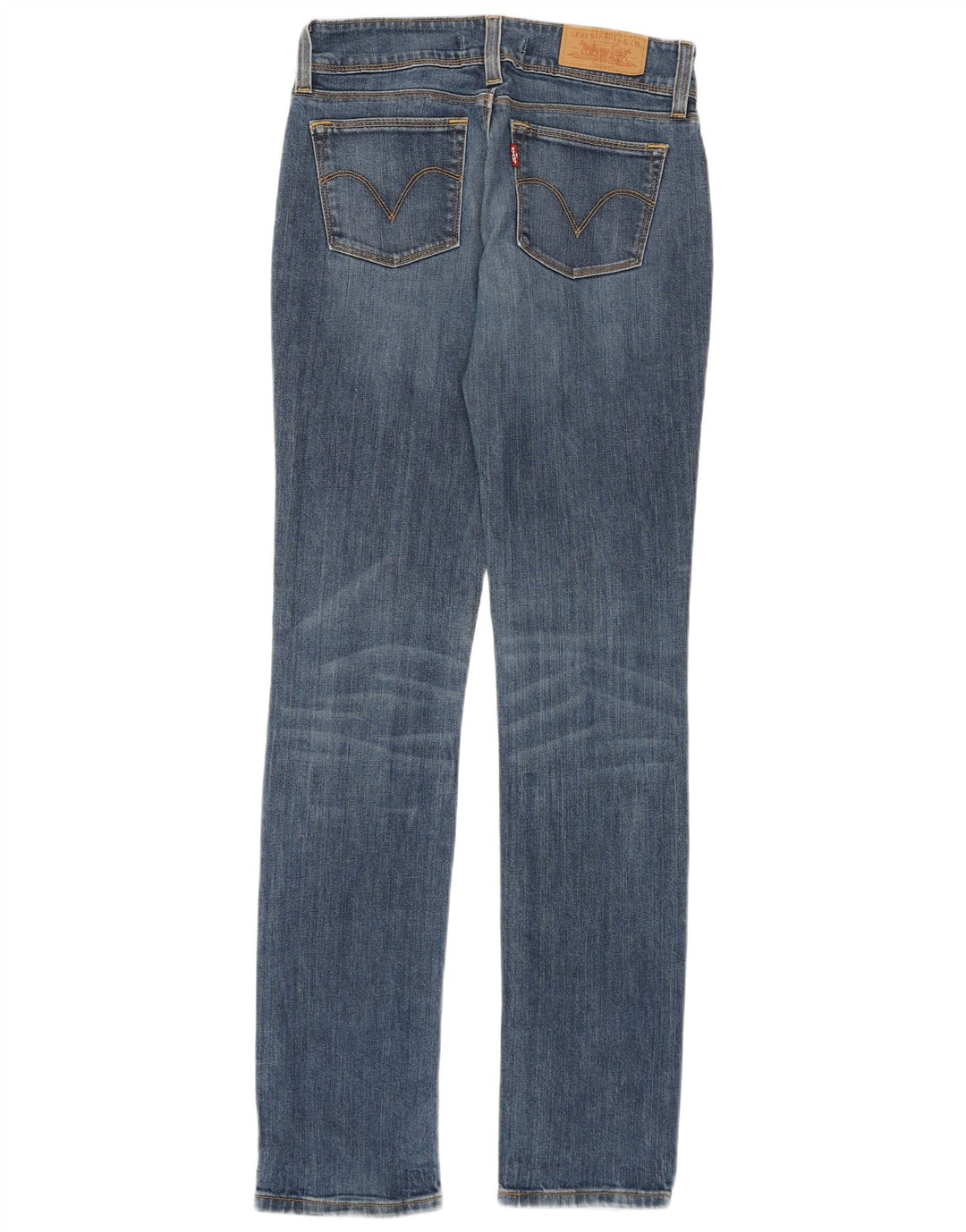 Levi's Dame 571 Slim Jeans W27 L34 Blå Bomuld