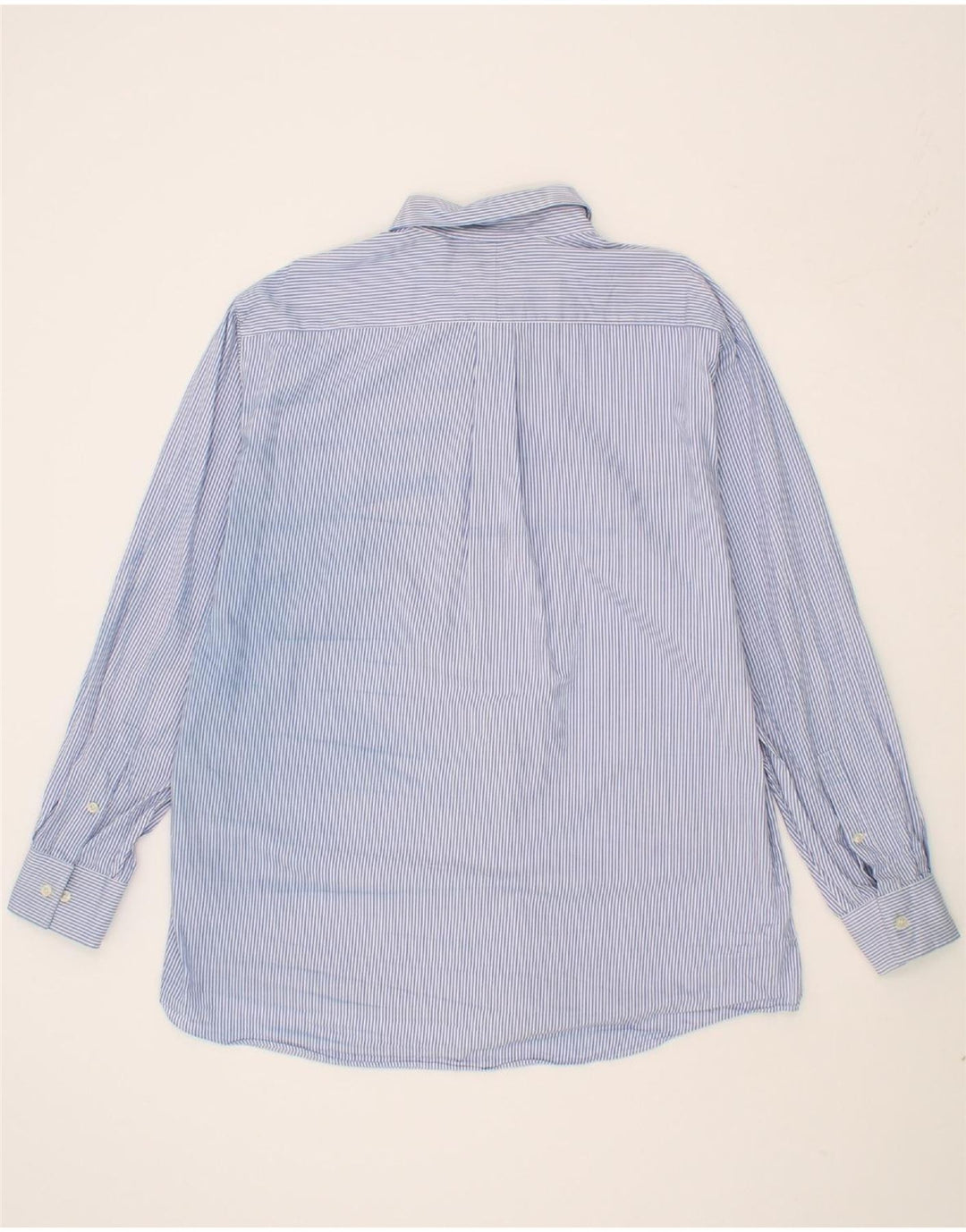 MICHAEL KORS Mens Shirt Size 17 1/2 XL Blue Striped Cotton Vintage Michael Kors and Second-Hand Michael Kors from Messina Hembry 