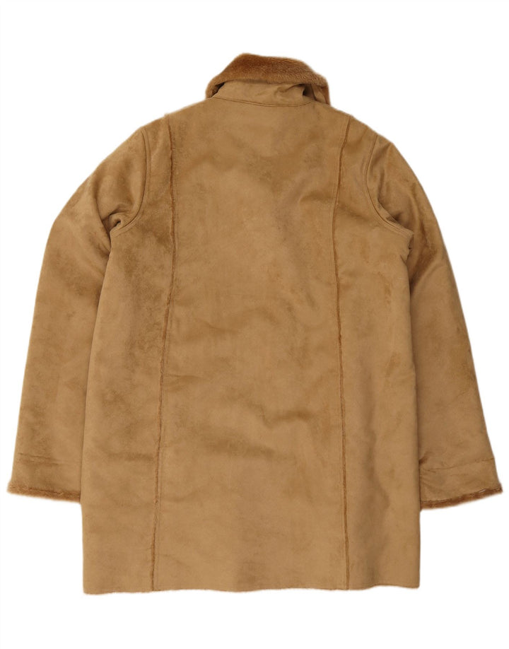 Classics Sherpa Overfrakke til kvinder UK 18 XL Beige Polyester