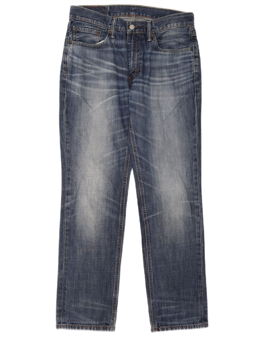 Levi's Herre 541 Straight Jeans W32 L32 Blå Bomuld