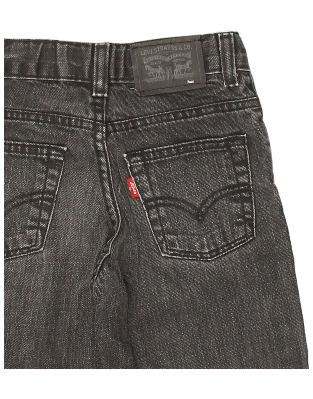 LEVI'S Boys 511 Slim Jeans 6-7 Years W22 L21  Grey Cotton | Vintage Levi's | Thrift | Second-Hand Levi's | Used Clothing | Messina Hembry 