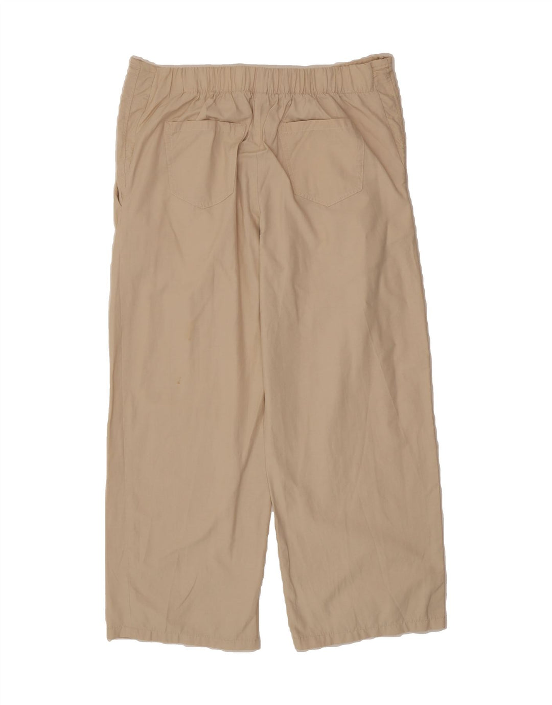ZARA Womens Pegged Suit Trousers Large W38 L29 Beige Cotton Vintage Zara and Second-Hand Zara from Messina Hembry 