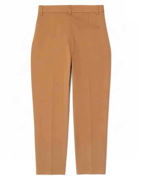 Tommy Hilfiger højtaljede cropped bukser til kvinder US 4 Small W28 L26 Beige