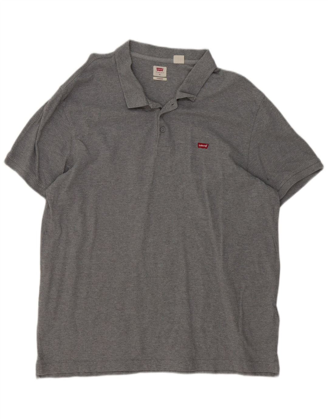 Levi's Herre Standard Polo Shirt XL Grå Bomuld