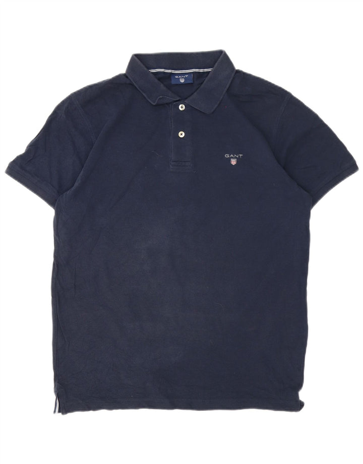 Gant herre poloshirt Medium marineblå bomuld