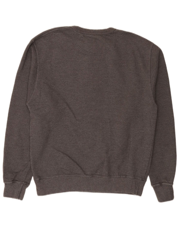 Champion Herre Sweatshirt Jumper Medium Grey Flecked Bomuld