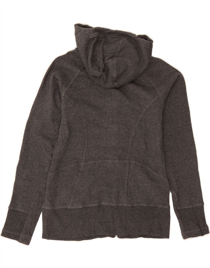 REEBOK Womens Zip Hoodie Sweater UK 10 Small Grey Cotton Vintage Reebok and Second-Hand Reebok from Messina Hembry 