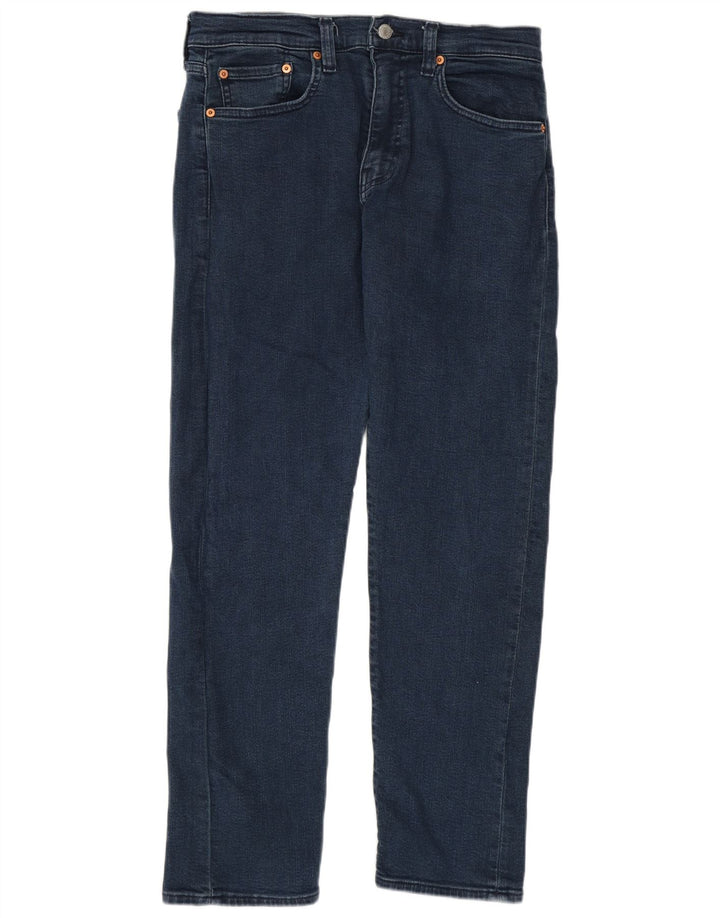 Levi's Herre 502 tilspidsede jeans W32 L30 blå bomuld