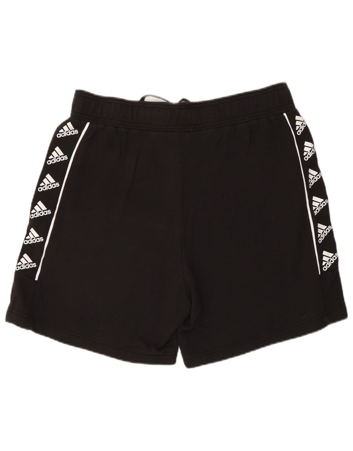 ADIDAS grafiske sportsshorts til mænd XL sort bomuld