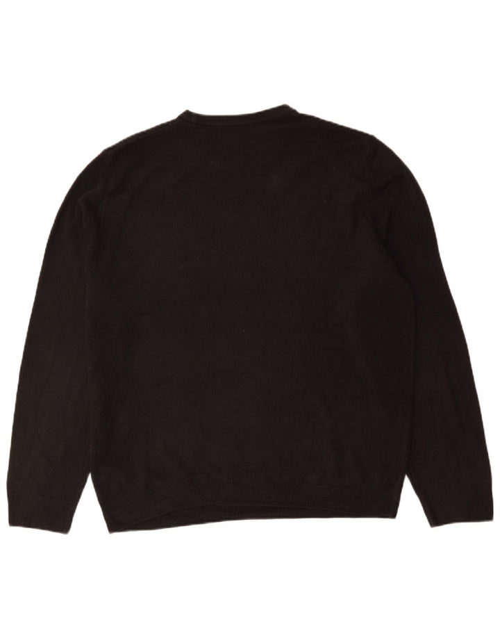 Marks & Spencer Herre sweater med rund hals XL sort akryl
