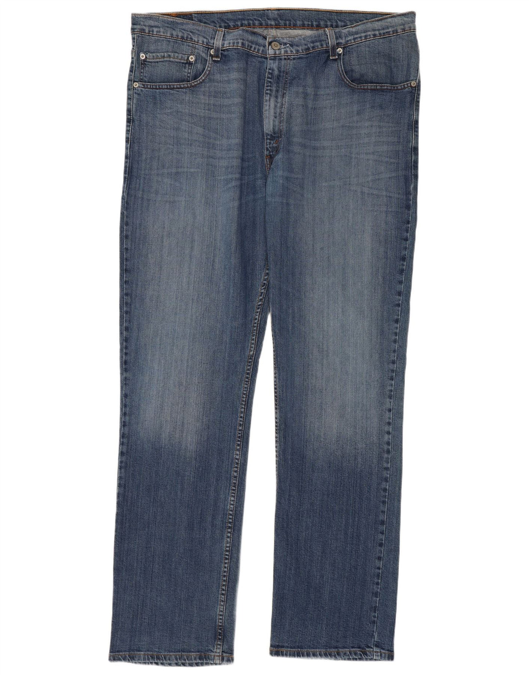 Levi's Herre 752 Straight Jeans W42 L34 Blå Bomuld