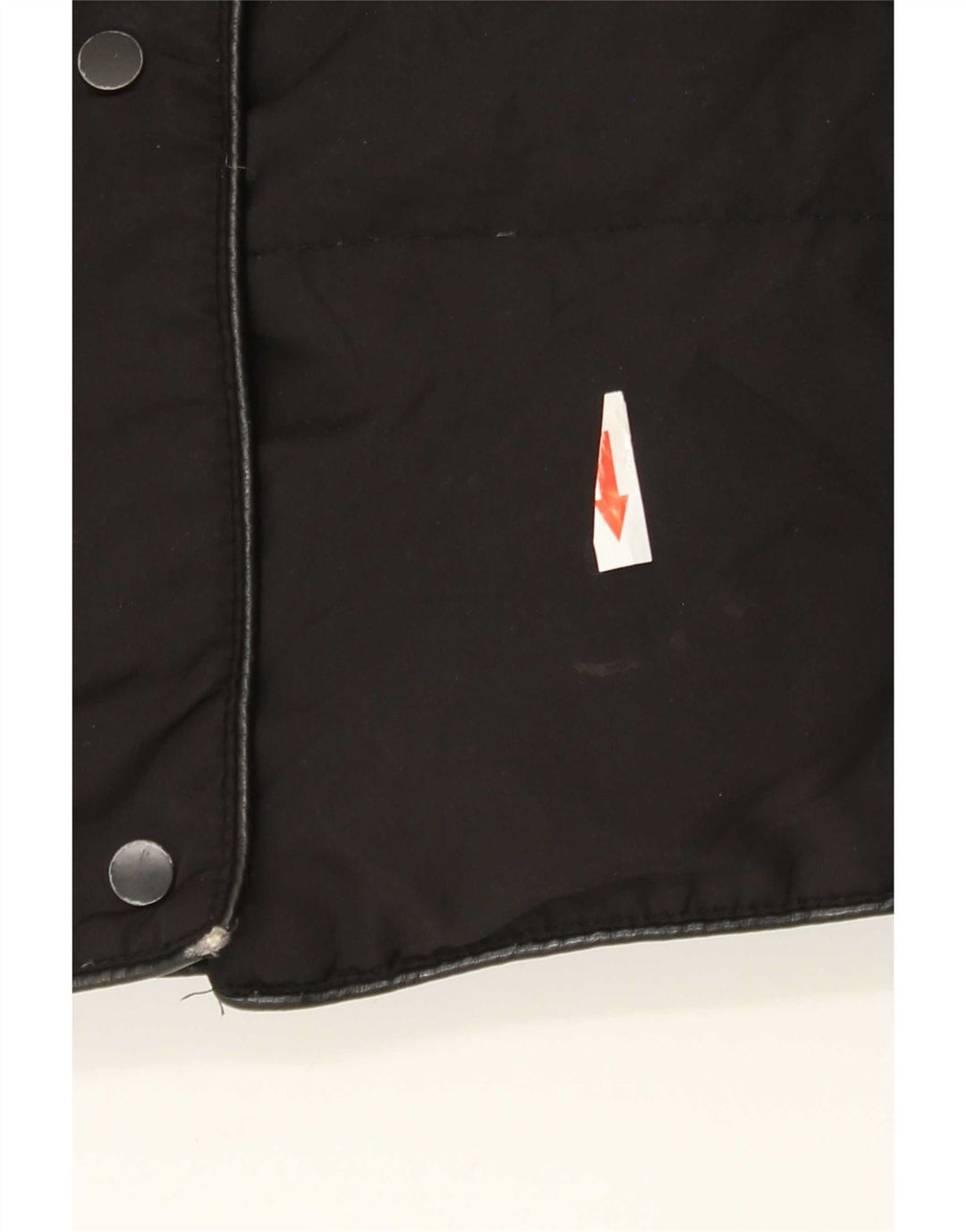 Zara Dame Hætte Polstret Frakke UK 14 Large Black