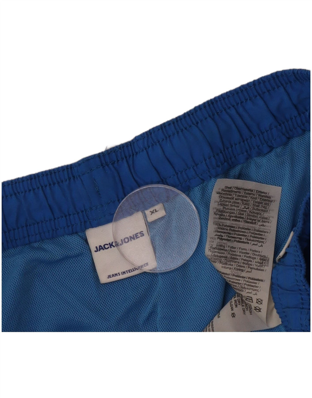 Jack & Jones Herre grafiske svømmeshorts XL Blå polyester