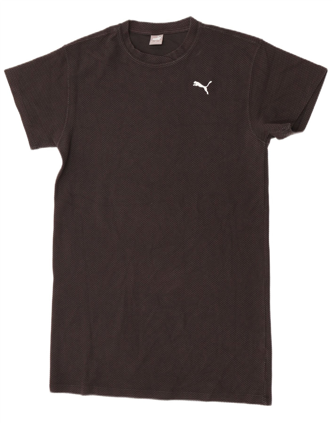 Puma Dame Oversized T-Shirt Kjole UK 10 Lille Sort