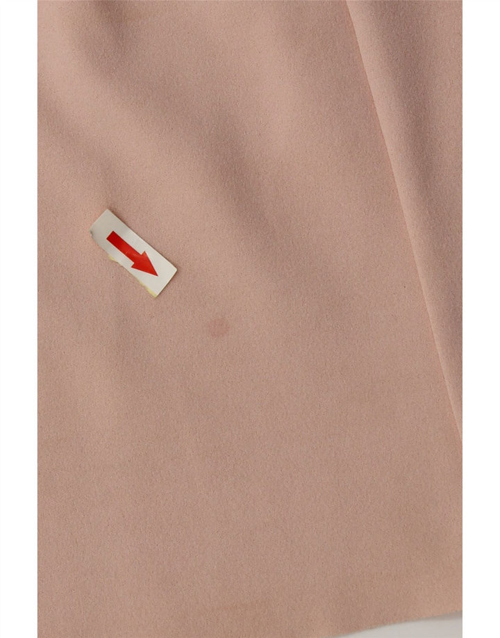 Zara Womens Crop Batwing Bluse Top UK 10 Small Pink Polyester