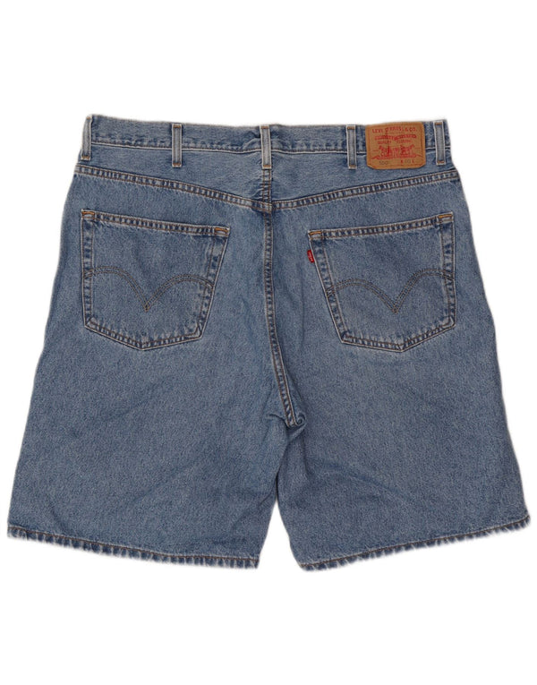 LEVI'S Herre 550 denimshorts med afslappet pasform W40 XL Blå bomuld