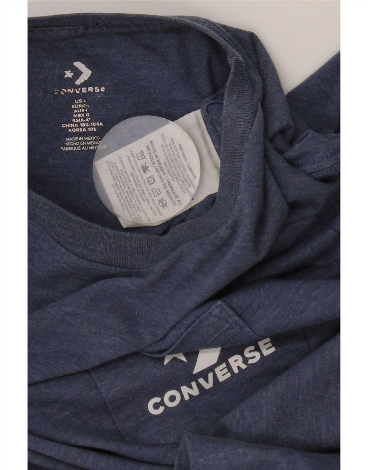 Converse Herre T-Shirt Top Stor Blå Bomuld