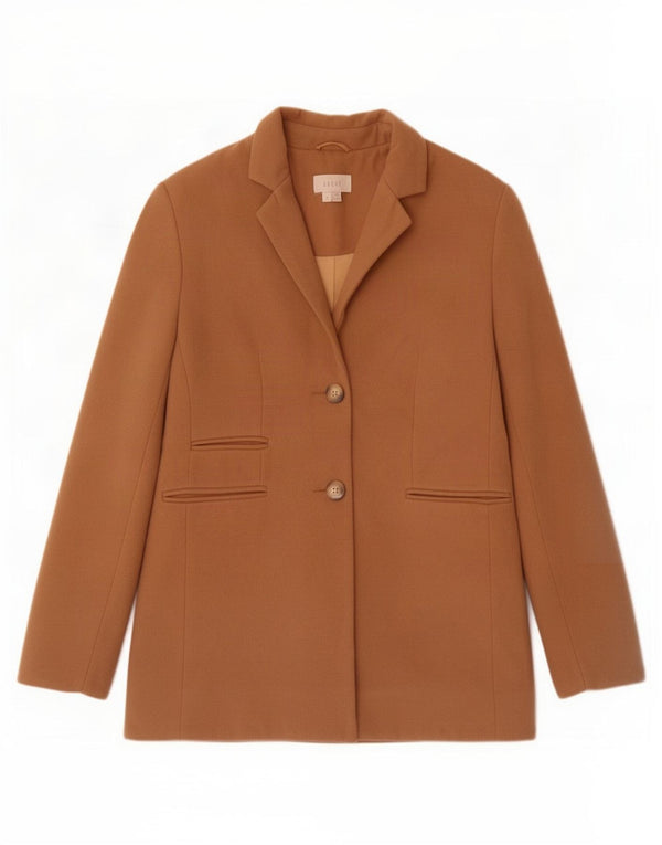 Coast Dame 2-knaps blazerjakke UK 14 Medium Beige Polyester