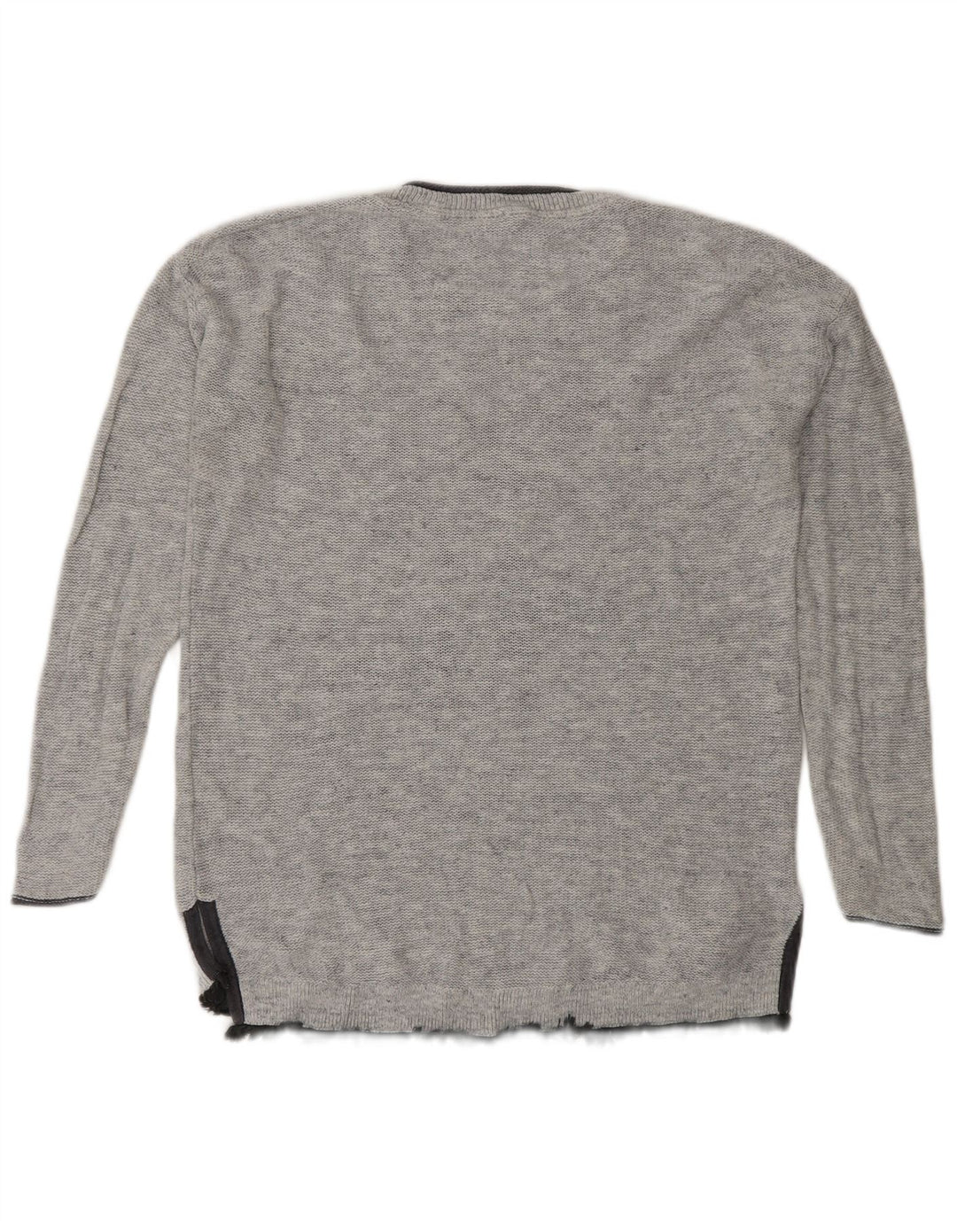 White Stuff Womens Longline Boat Neck Jumper Sweater UK 10 Small Grey