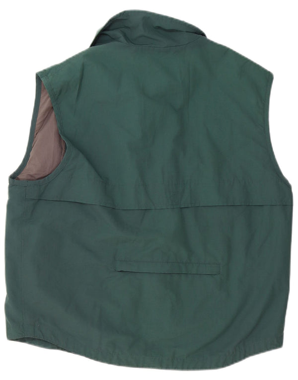 Marlboro Classics Herre Utility Gilet UK 40 Large Green Polyester