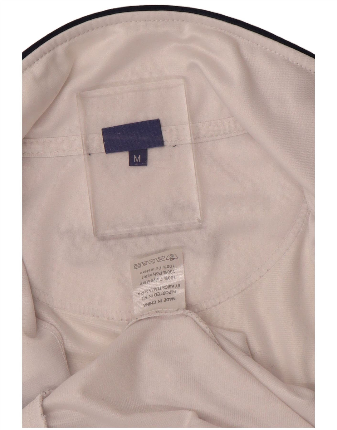 Asics Træningsdragt til mænd Topjakke Medium White Colourblock Polyester