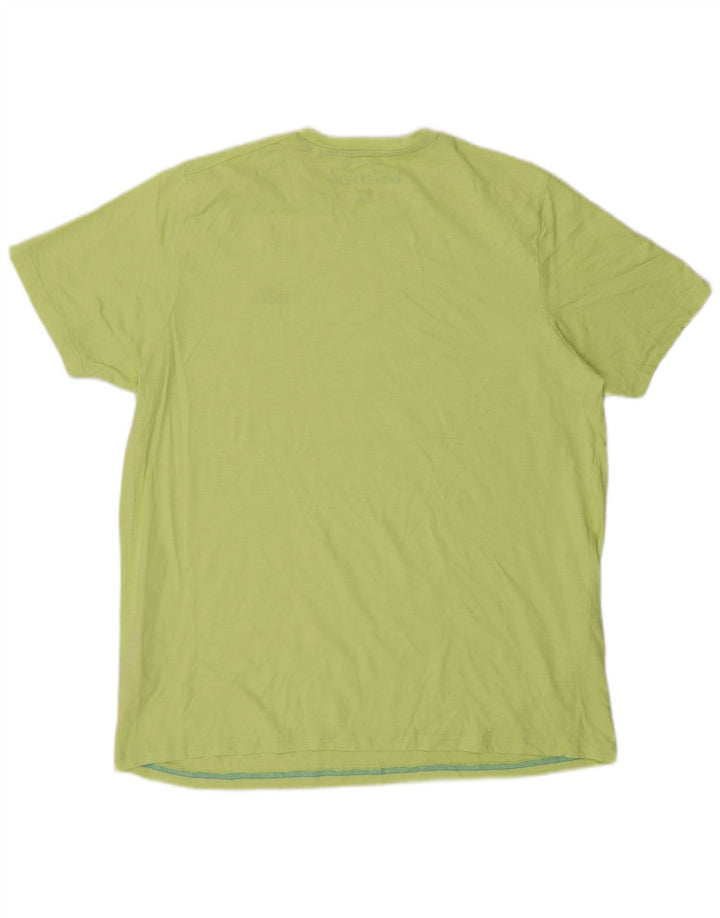 Weird Fish Herre T-Shirt Top XL Grøn Bomuld