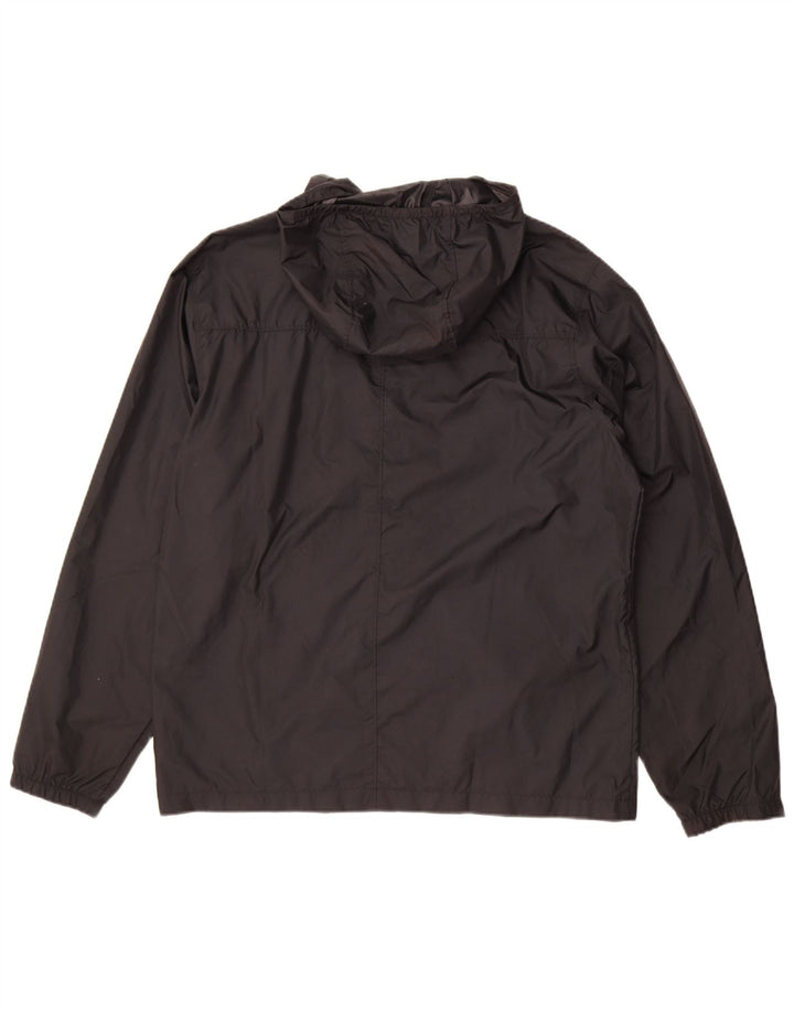 Columbia Regnjakke med hætte til mænd UK 38 Medium Sort Polyester
