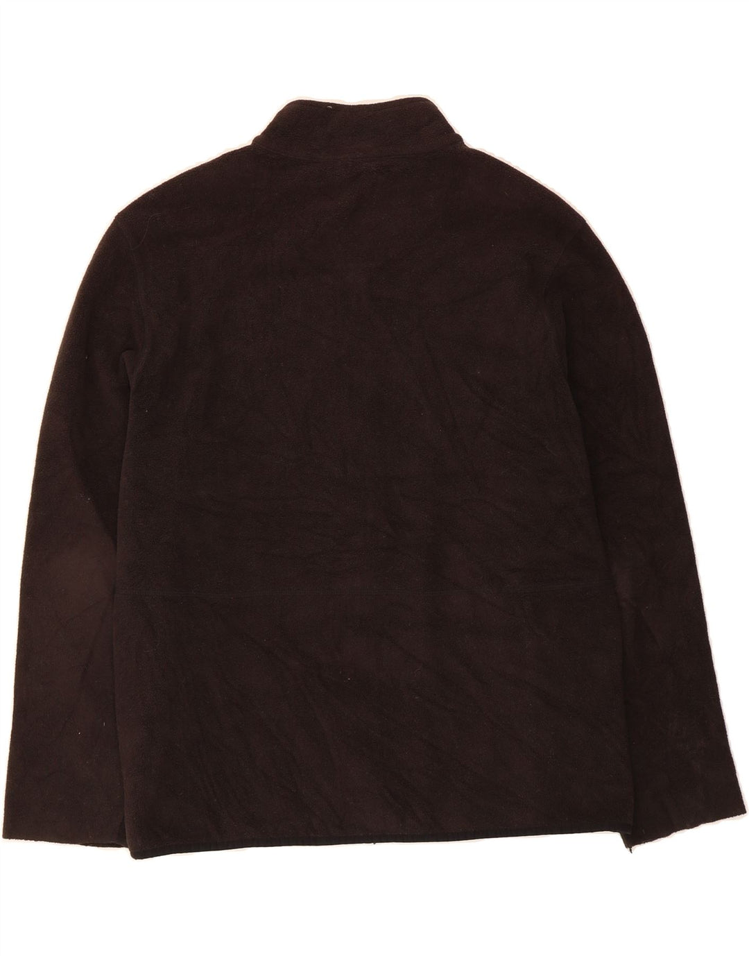 IZOD Mens Grant Fit Fleece Jacket UK 40 Large Brown Vintage Izod and Second-Hand Izod from Messina Hembry 