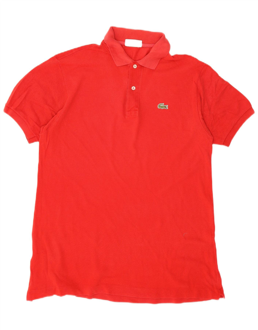 Lacoste herre poloskjorte str. 5 Large rød bomuld