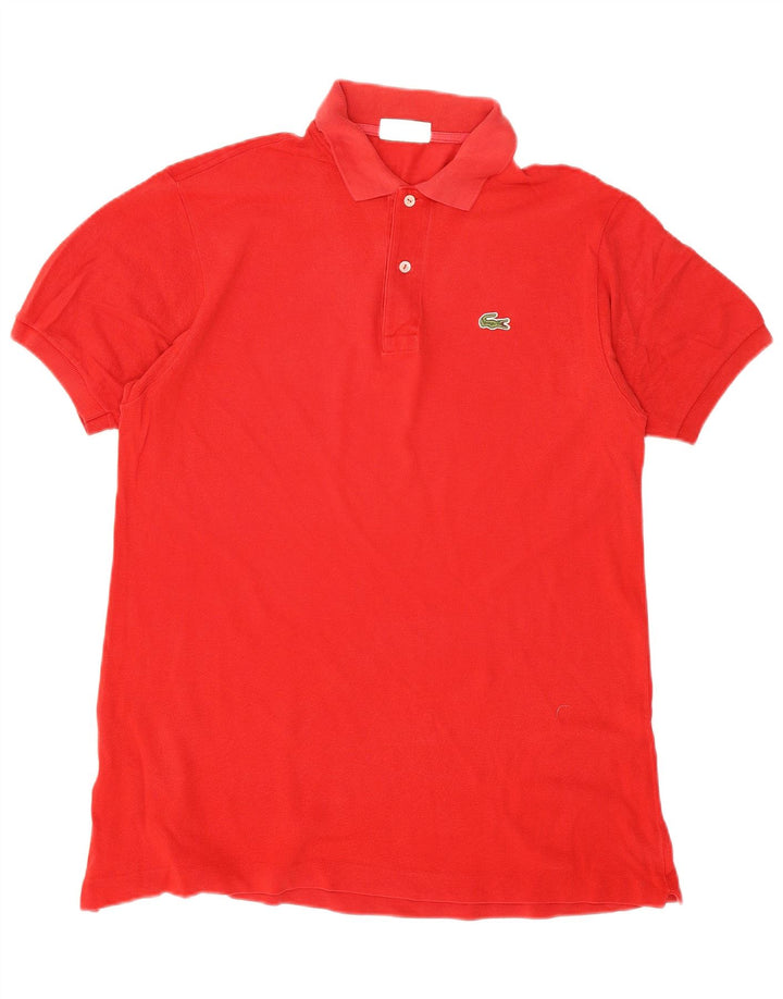 Lacoste herre poloskjorte str. 5 Large rød bomuld