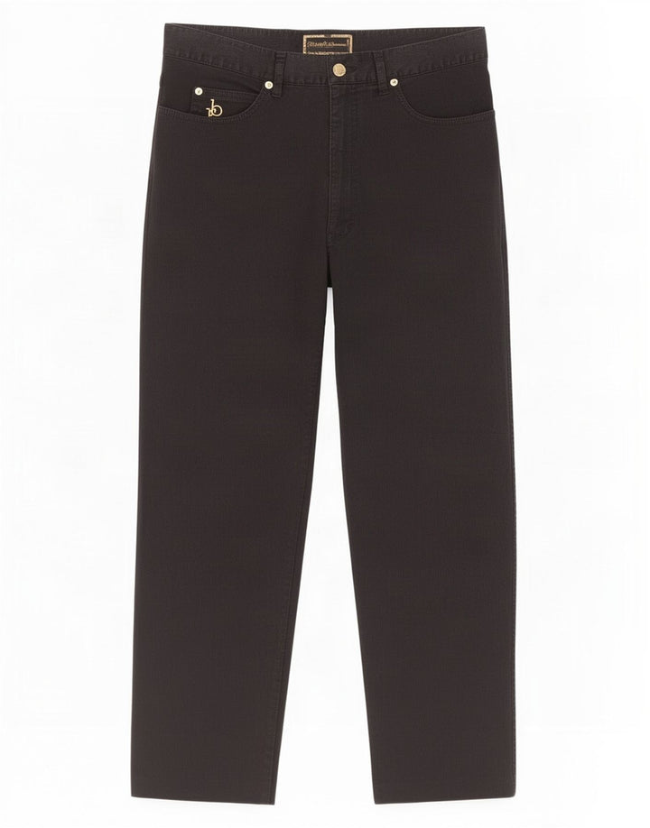 Roccobarocco Dame Cropped Trousers W38 L25 Sort