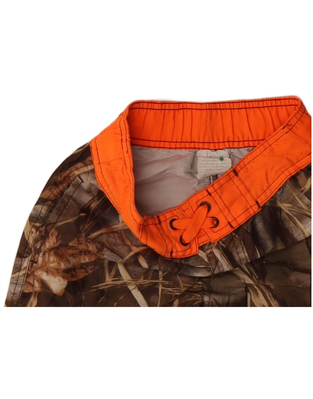 VINTAGE Drenge svømmeshorts 4-5 år Brun Camouflage Polyester