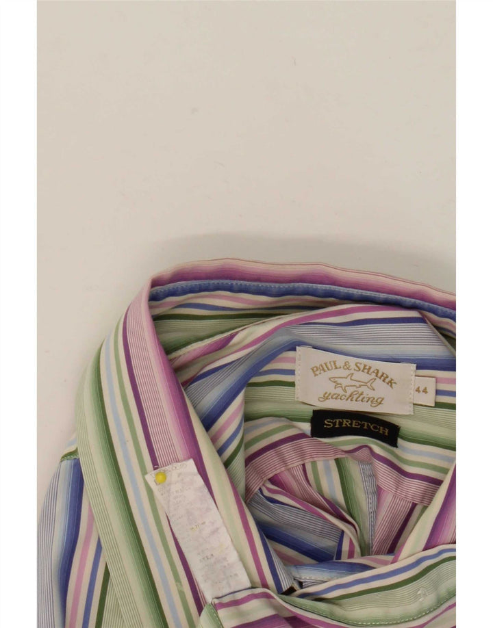 Paul & Shark Dame Yachting Shirt IT 44 Medium Flerfarvet Stribet