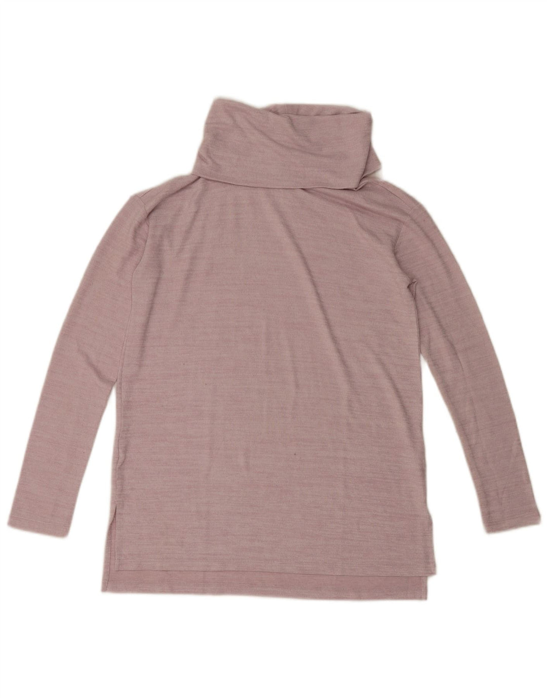 Gap Womens Oversized Top Langærmet UK 10 Small Pink Flecked Polyester