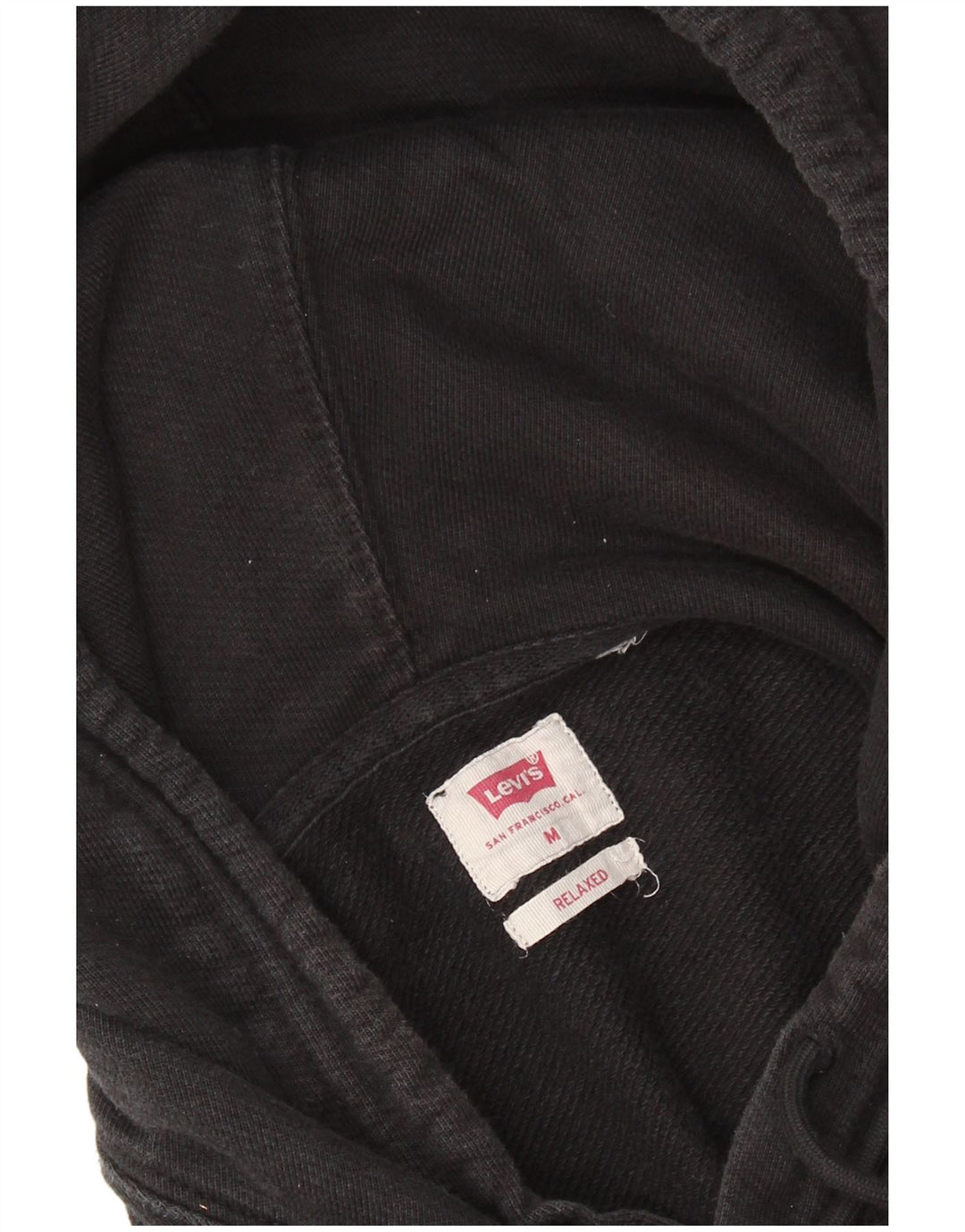 LEVI'S afslappet grafisk hættetrøje til mænd mellem sort